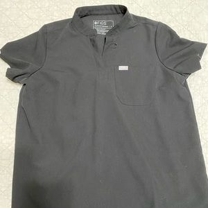 Figs Maternity Scrub Set in Black